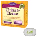 Secret de la nature 7 jours nettoyage ultime - 2 parties Total nettoyage du corps favorise la digestion et l'élimination saines avec mélange de désintoxication multi-herbes et nettoyage de colonies multi-fibres, 240 comprimés, avec un cas de pilule
