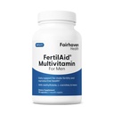 Fairhaven Salute FertilAid per gli uomini Fertilità Integratori per gli uomini | Contatore e Motilità Supporto Pre-Concezione per lui | Supporto per fertilità maschile Include L-carnitina, Zinco e Folate | 90 capsule