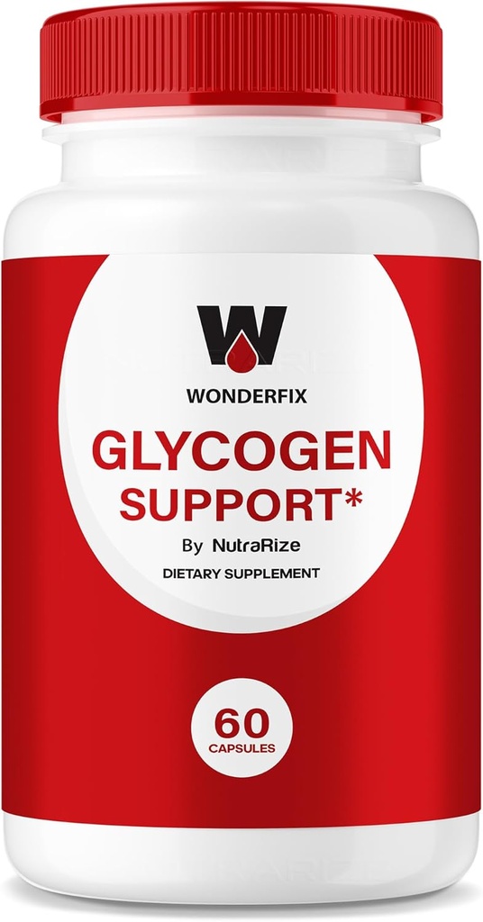 Wonderfix Glycogen Support Capsules - Official Wonderfix Glycogen, um stabile gesünde Niveaus zu erhalten, Glycogen Unterstützung Advanced Blood Diätary Supplement, Wonder Fix Formel Bewertungen (60 Kapseln)