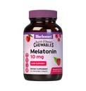 BlueBonnet Nutrition EarthSweet Melatonin 10 mg Fast-Acting Quick Dissolve Nighttime Relaxation & Restful Sleep Support - Schlafhilfe - Glutenfrei, Vegan - Raspberry Flavor - 60 Chewable Tablets