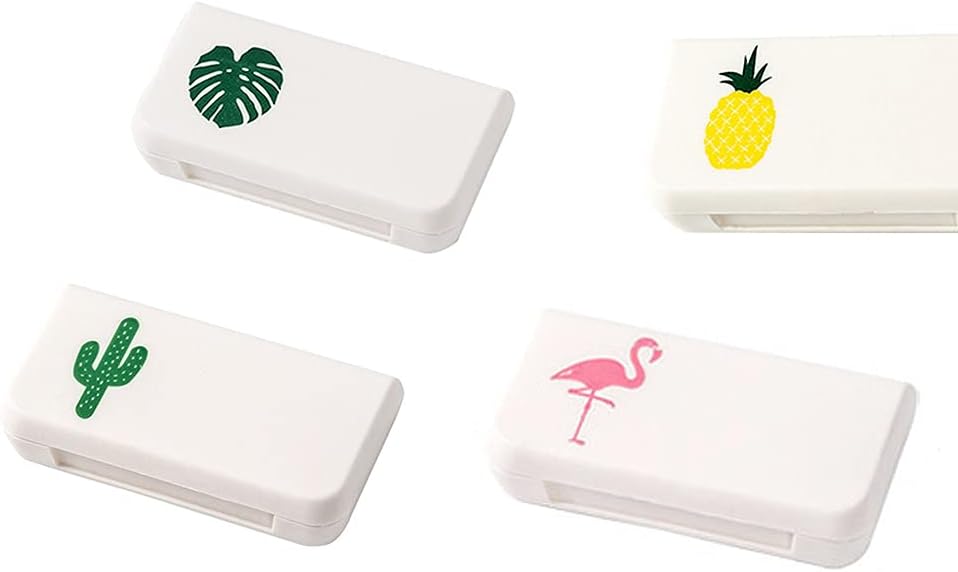 SagaSave Travel Pille Case 3 Komponenten Tragbare Pille Case Dustproof und Feuchtigkeit-Proof Tägliche Pille Fall Kleine Pille Box für Vitamine, Fischöl, Ergänzungen(4 Stile)