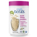 polvere pura di proteine del siero di tera - polvere di proteine del siero di Vanilla di erba, pulita, fatta senza dolcificanti artificiali, non OGM, Kosher, senza rBGH, senza soia - 24 Oz.