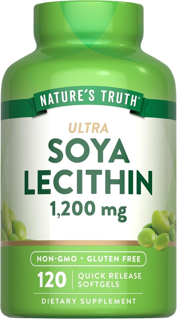 Nature's Truth Ultra SOYA Lecithin 1200 mg, 120 Count (Pack von 1)