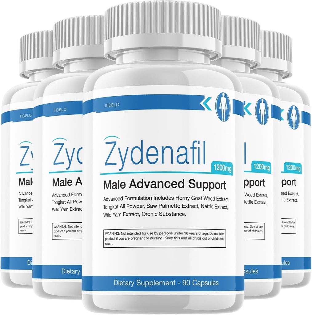 (5 Pack) Zydenafil per gli uomini, Zydenafil Pills per gli uomini, Zyndenafil Advanced Performance Supplements, Zydenafil Performance, Zydenafil Recensioni Uomo (300 capsule)...