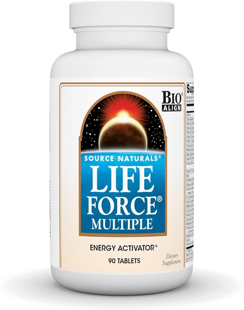 Quelle Naturals Life Force Multiple Daily Multivitamin High Potency Essential Vitamins, Mineralien, Antioxidantien & Nährstoffe - Energie & Immun-Boost - 90 Tabletten