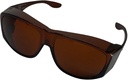 Solar Shield Fits-Over Sonnenbrille, SS Polycarbonat II Amber, Unisex, Sonnenbrille