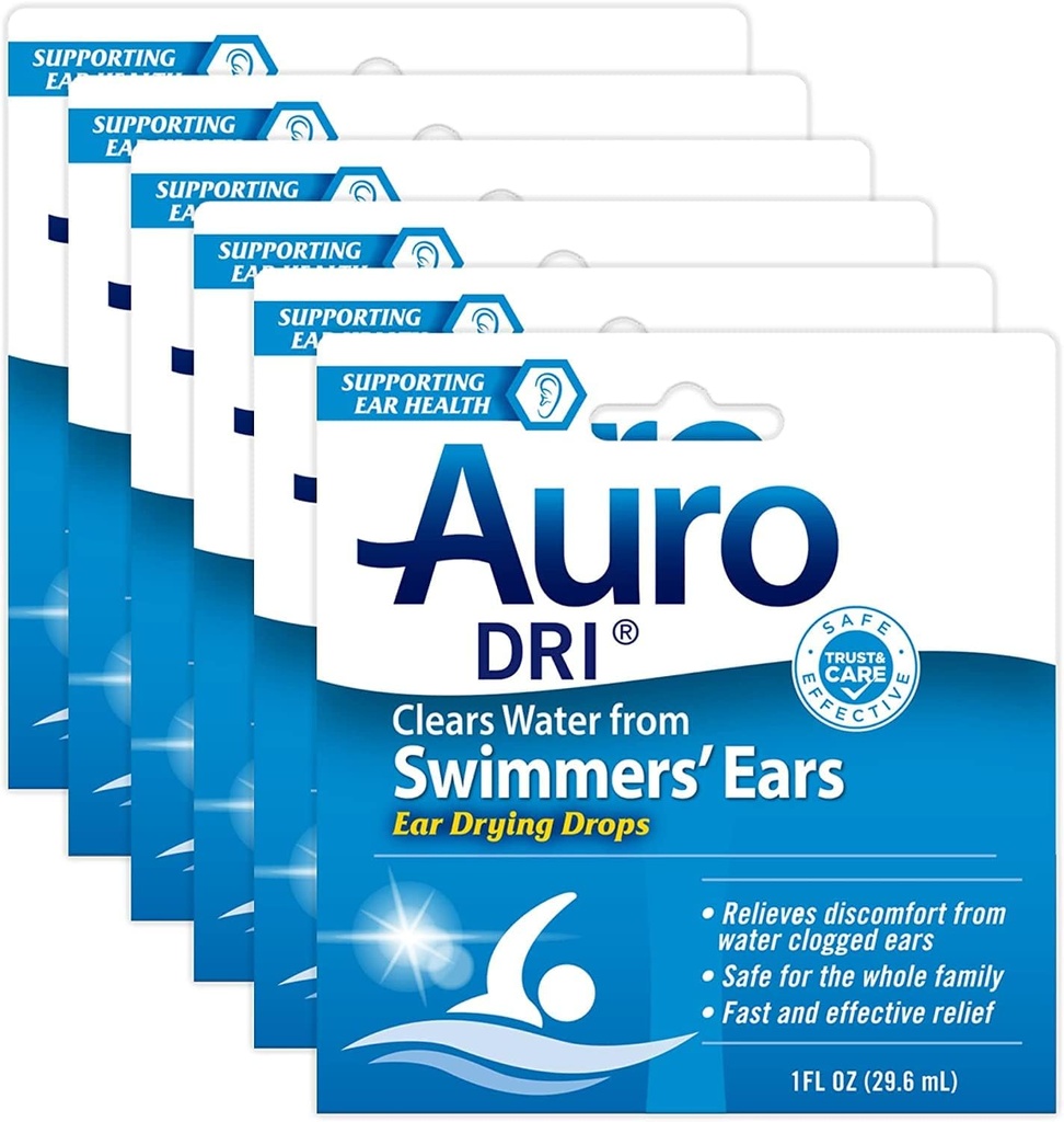 Auro-Dri Ear Water-Drying Aid 1 fl oz (Menge 6)