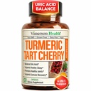 Supplément curcumin curcumin curcumin avec 10:1 extrait de cerise de tart et extrait de graines de cerise de céleri - bilan naturel de l'acide urique, articulation santé et aide au sommeil - curcumin curcumin curcumin curcumin avec poivre noir.