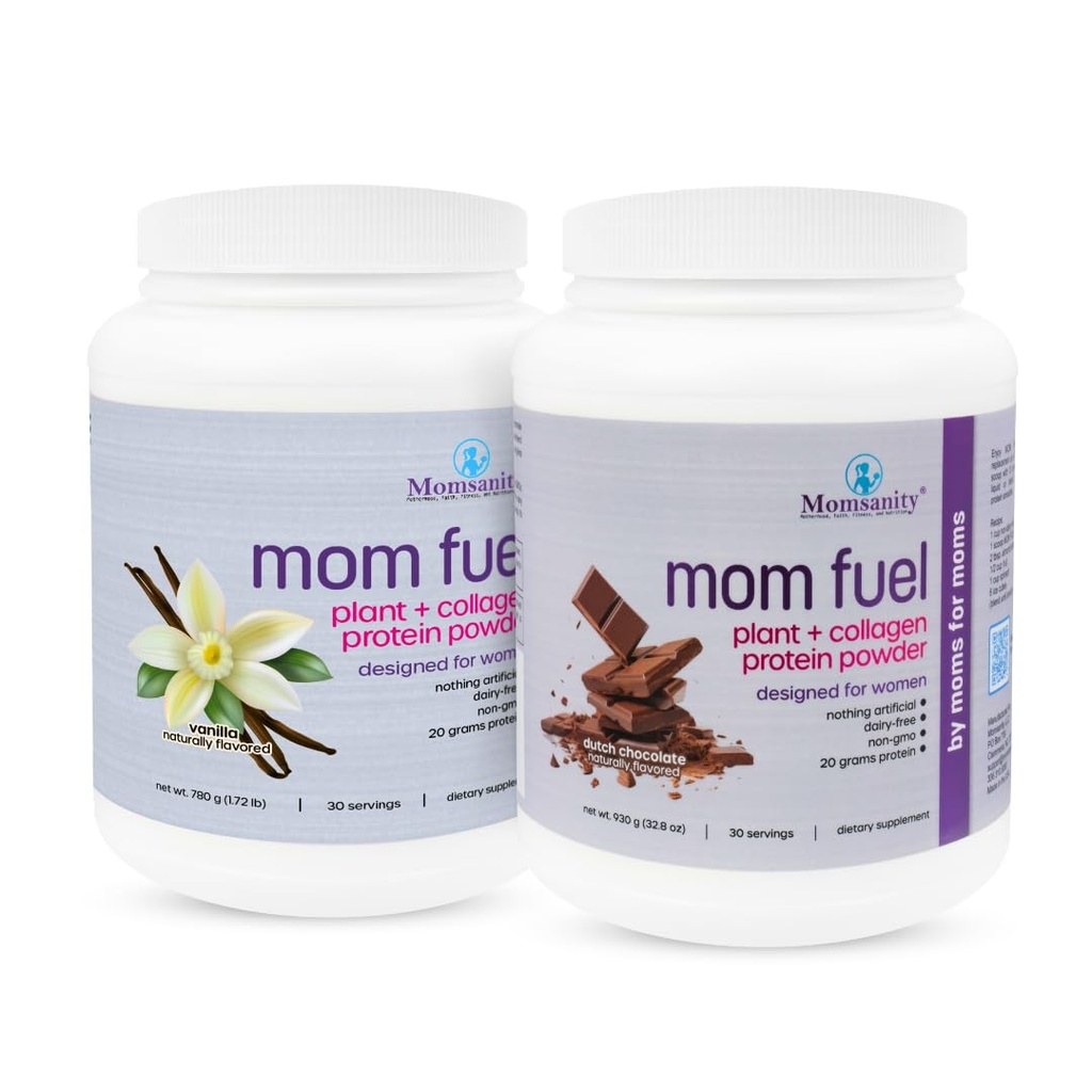 Polvere proteica per le donne – Latticini Free Meal Sostituzione Proteina Realizzata con Proteine Plant & Collagen, Proteine da 20 Grammi (Dutch Chocolate + Vanilla)