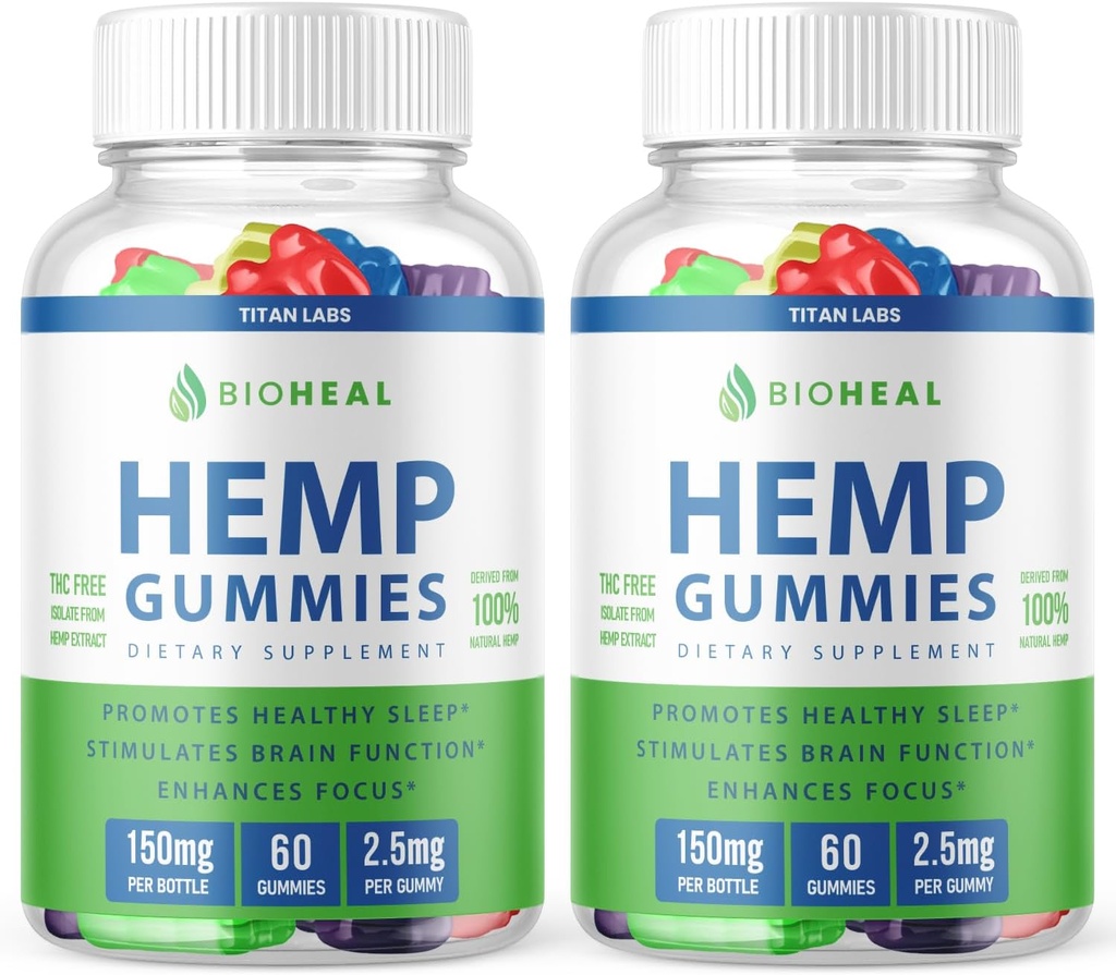 (2 Pack) Bioheal Gummis, Bioheal Gummis für Tinnitus, Bioheal Gummies 300mg, Bioheal Gummies, Bioheal Hanf Gummies, Bioheal Gummy S, Bioheal Gummies Advanced Formula Support (120 Gummies)