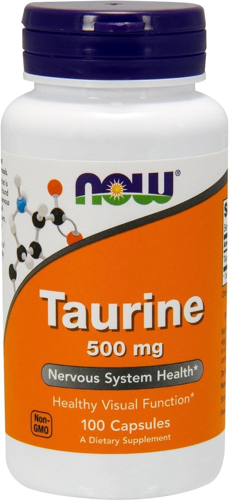 Taurine 500mg 100 Capsules 6PACK [Santé et Beauté]