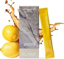 PLANT Vegan Liquid Collagen, Biotin, Niacin | 2.000mg Peptidi di collagene idrolizzato | Kosher & Halal Certified| Lemon Flavor| Skin, Hair & Nail Support| 363Da Ultra Low Molecular |15 Stick Packs