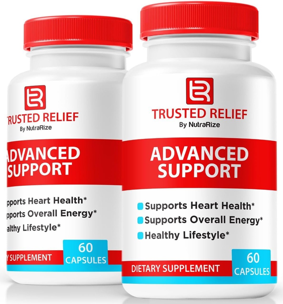 (2 Pack) Trusted Relief Capsules, Official TrustedRelief Complete Support Pills, All Natural Formula for Stable Levels & Healthy Circulation, Premium Supplement Bewertungen (120 Kapseln)