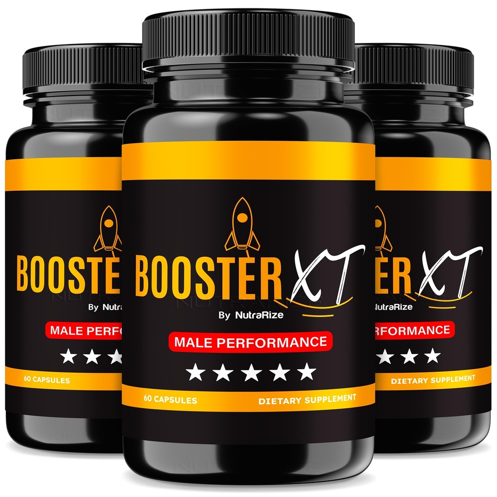 NutraRize (Pack mit 3 Booster XT für Männer, männliche Verstärkung Kapseln, Premium-Formel zu unterstützen tägliche Energie & Peak Performance, Multivitamin Pillen für Gesamtgesundheit, Bewertungen (180 Kapseln)