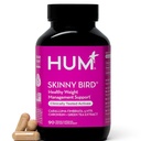HUM Skinny Bird Green Tea Extract Support pour les femmes avec 5HTP, Chrome, Caralluma Fimbriata, sans gluten et végétalien, capsules d'extrait de thé vert suppléments pour les femmes, 90 capsules