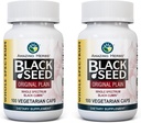 Stupefacente erbe Spettro intero Black Seed Original Plain, Capsule Vegetariani - Gluten Free, Non OGM, Freddo Pressato Nigella Sativa Aids in Salute Digestiva - 100 Count, 475mg (2-Pack)