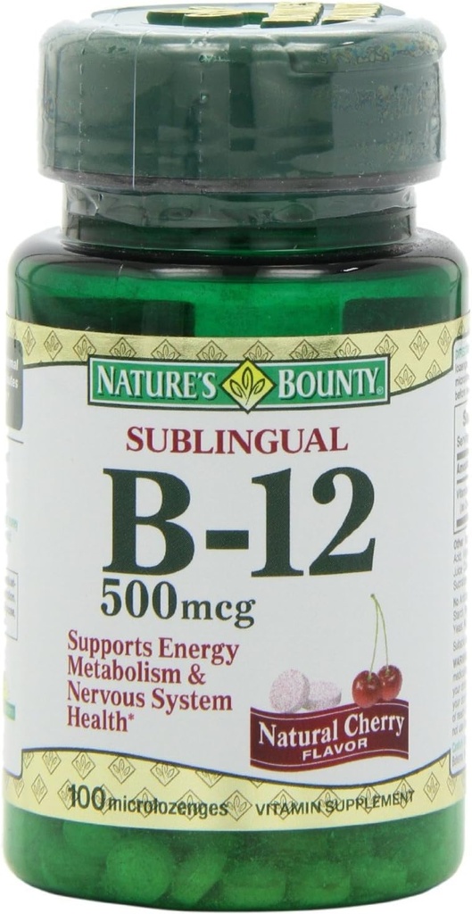 Natur Bounty Vitamin B-12 500 mcg, 100 ea(Pack von 3)