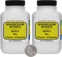 Magnesiumnitrat [Mg(NO3) 2] 99% USP Food Grade Powder 12 Oz in zwei Flaschen