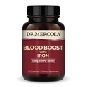 Dr. Mercola Blood Boost mit Eisen, 30 Kapseln 7,5 mg Eisen, Non-GMO, Glutenfrei, Soja kostenlos