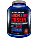 BODYTECH Micellar Casein Protein Powder, rilascio lento per il recupero del muscolo di notte - 24 grammi di proteine per porzione - Rich Chocolate (4 Pound)