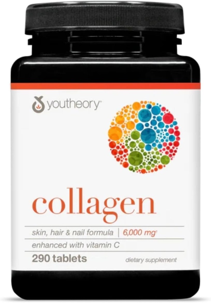 Collagène pour la théorie, avec vitamine C - 290 comprimés - Boîte de 1