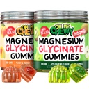 OH MY CHEWY Magnesium Gummies Bundle – 2 Bottles (60 Each) – Apple Kiwi & Peach Mango