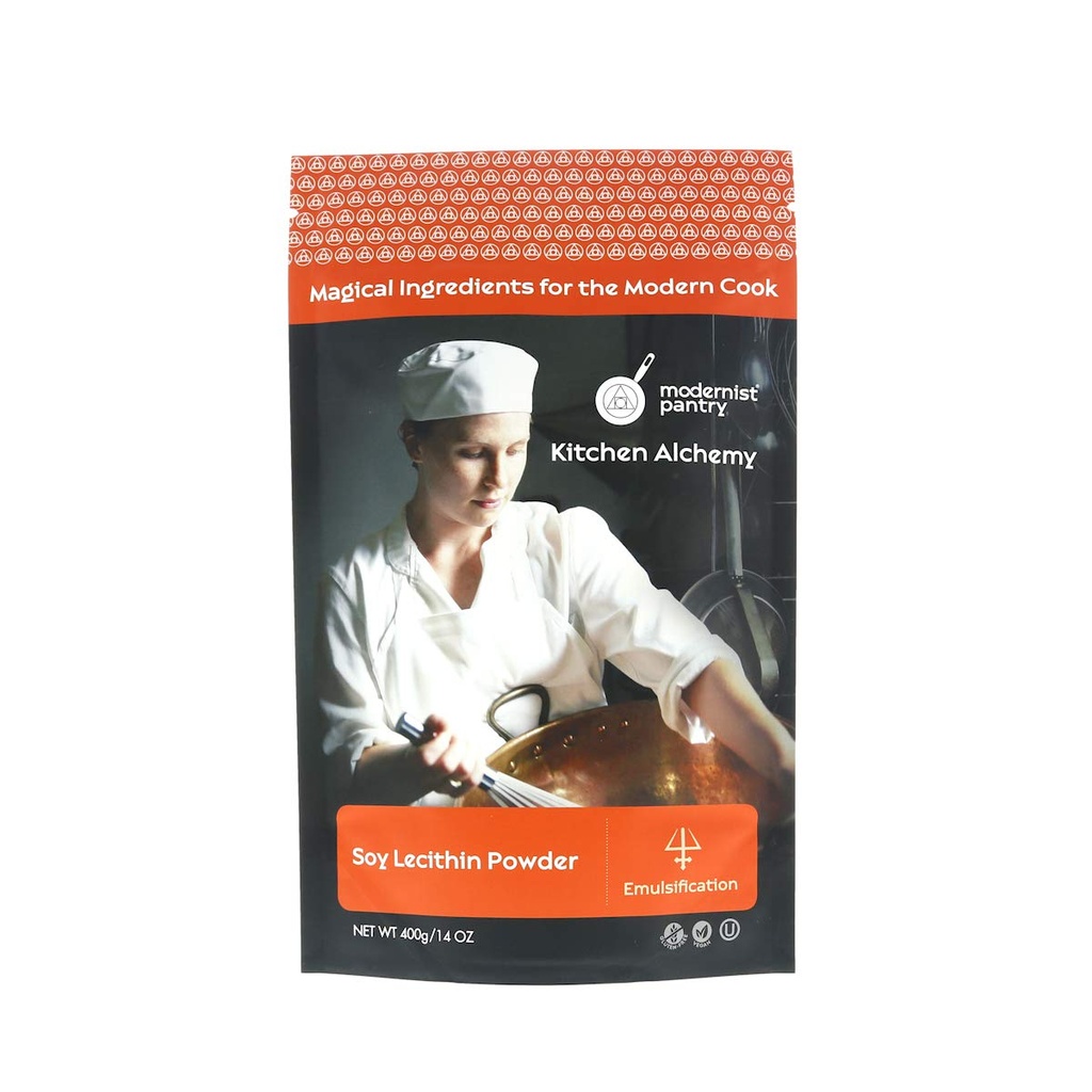 Polvere di lecitina di soia pura Vegan OU Kosher Certificato - 400g/14oz
