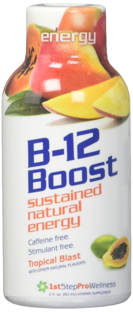 B-12 Tir à l'énergie maximale, Blast tropical, 2-Ounce, 12 par boîte