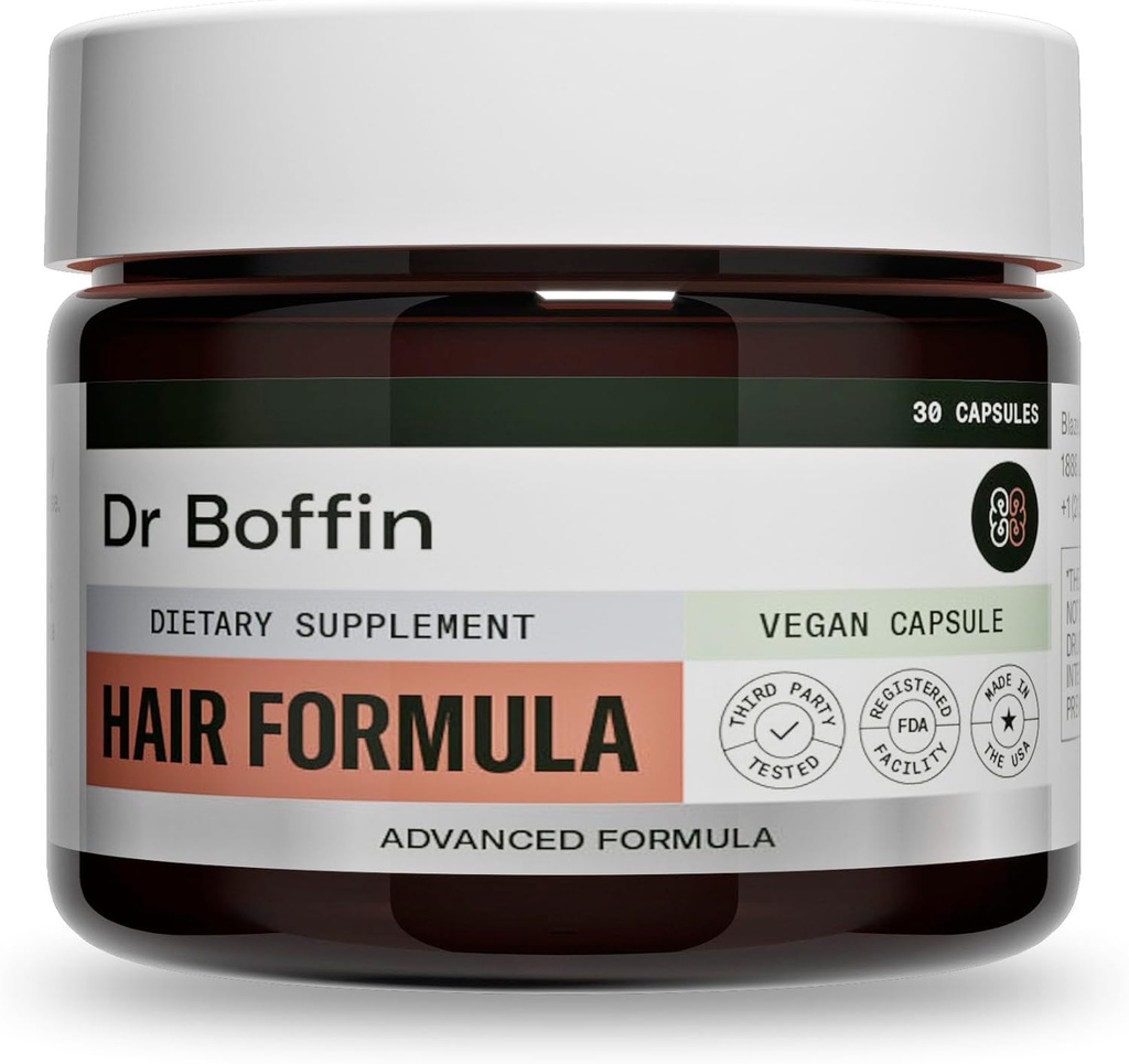 Formula per capelli per uomini e donne 23-in-1 - Supplemento positivo per la crescita e la spessore dei capelli più veloci con Biotina 6000 mcg - Vitamina e erbe Formula avanzata - Solo una capsula al giorno (30-DAY SUPPLY)