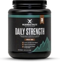 Athlète de la nature - Protéine quotidienne Premium Strength - Poudre de protéines de lactosérum pour les femmes et les hommes - Meilleure poudre de protéines pour les muscles maigres - Poudre de protéines propres avec isolat de protéines de lactosérum