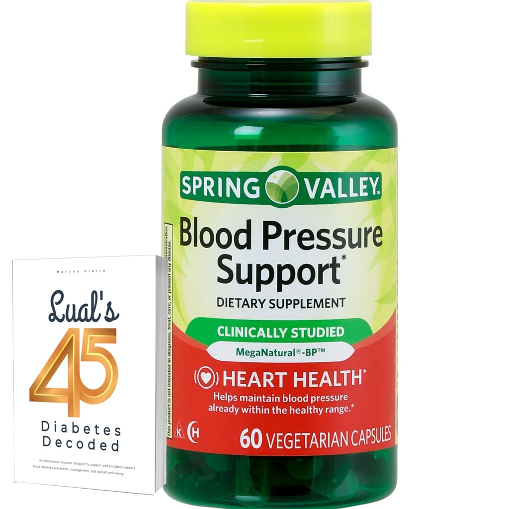 Spring Valley Blood Pressure Support, 60 Capsules. comprend: