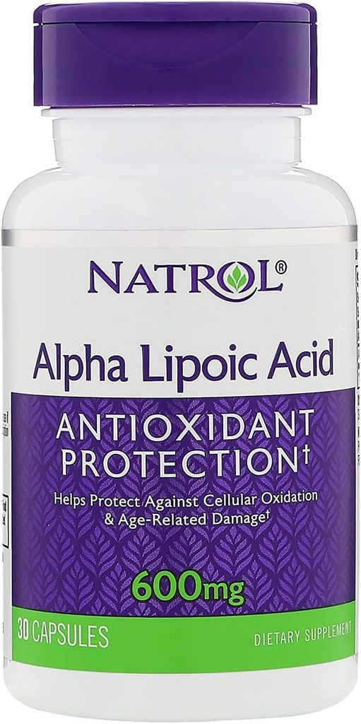 Natrol Alpha Lipsäure 600 Mg, 30 Anzahl