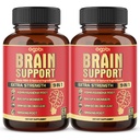 agobi 9in1 Brain Support Supplement - 2 Packungen 60 Zähler Blended Ashwagandha, Panax Ginseng, Gotu Kola, Ginkgo, Black Pepper & More - Genauigkeit, Fokus, Memory & Energy Production Support