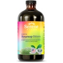 Serene Herbs - Soursop Bitters Liquid - Detox de Guanabana biologique aux graines noires, Moringa & Ginger - Soutient le bien-être digestif et la fonction immunitaire - 16 fl oz