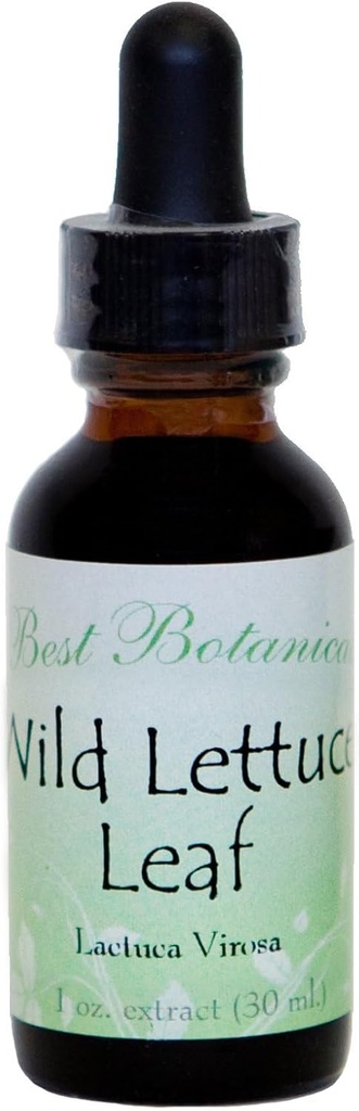 Best Botanicals Wilder Lettuce Blatt Extrakt — Natürliche Schlafhilfe, Supplement Natural Organic — 1 Unze