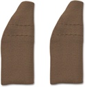 Hörgeräteabdeckungen Schutz Hörgeräte Verstärker vor Schweiß, Schmutz und Feuchtigkeit, Passt Hörgeräte 1.4” bis 1.6” (Braun, L)