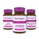 BariMelts alimenta il vostro pacchetto di viaggio, salute dei capelli+, scudo del muscolo HMB e fitosoma della berbina