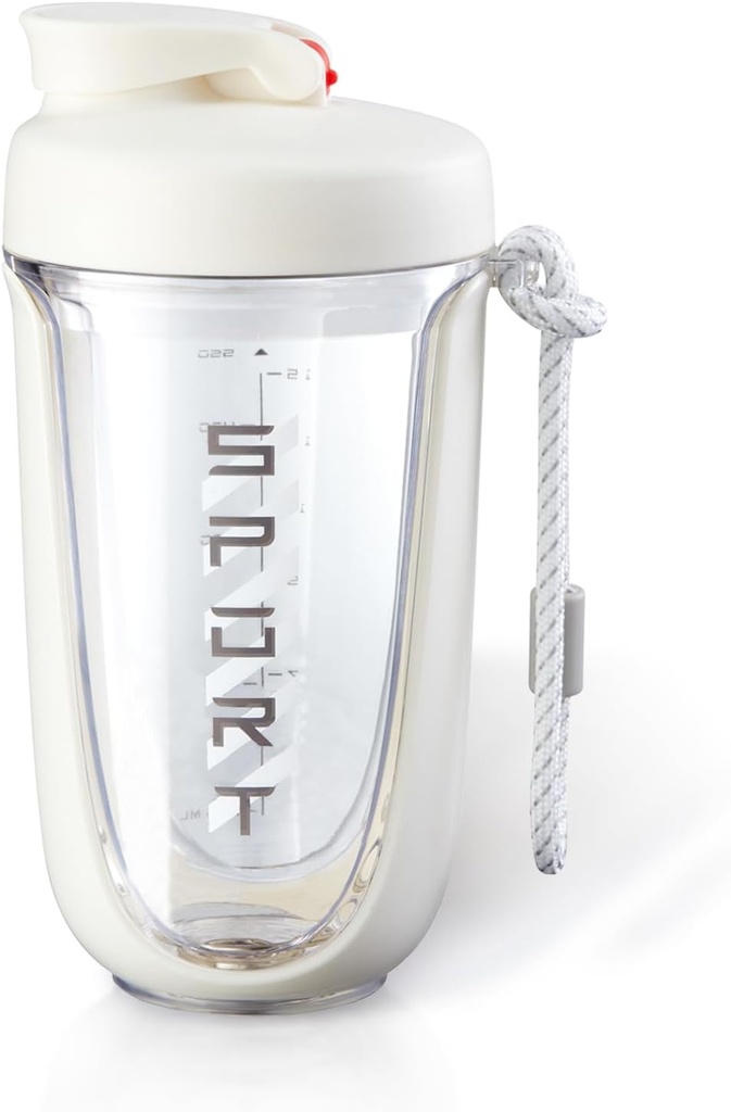 tasses de shaker pour shakes protéiniques 20 oz bouteille de shaker protéinique, fuite de la preuve, le shaker parfait pour le gymnase, bouteille de pré-entraînement, tasse de shaker de queue, supplément perte de poids Shakes