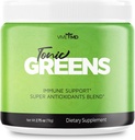 Tonic Greens Poudre Supplément Vitamine Boost Formula Official - Supplément d'énergie de mélange vert naturel Extra Strength - BCAA L-Glutamine Vitamine B6, Revolutionary Energy Fix Solution Reviews (1 Pack)