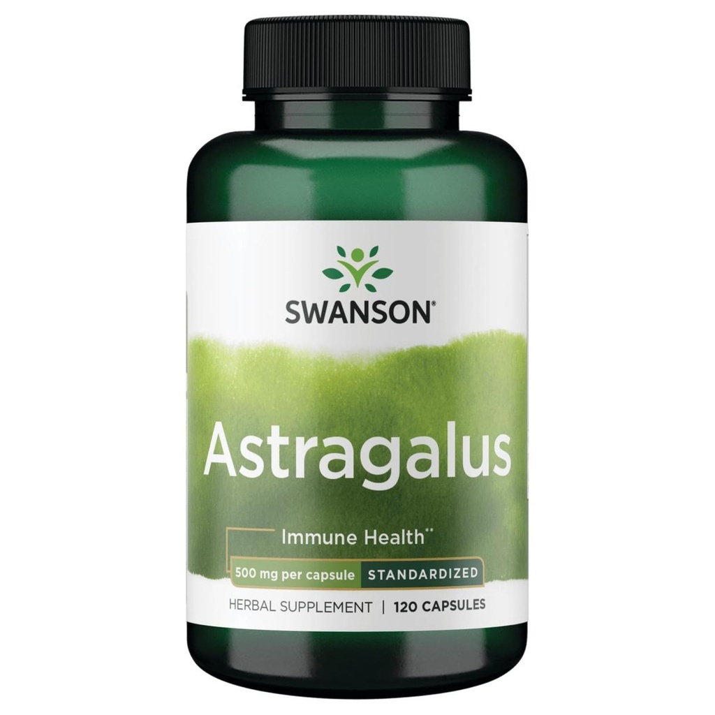 Swanson Astragalus (Standardized) 500 Milligrams 120 Capsules