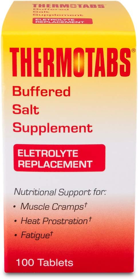 THERMOTABS Integratore di sale Tabelle tamponate 100 compresse (Pacchetto di 2)