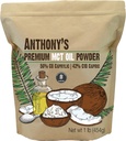 Poudre d'huile MCT premium d'Anthony 56% C8 Caprylique, 42% C10 Capric, 1 lb, Sans gluten, Non OGM, Keto Friendly