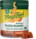 MegaFood Multi femminile - Multivitamina per le donne - Vitamine gommose - Vitamina C, Vitamina D, Zinco, Vitamina B12 & Choline - Supporto immunitario & Bone Salute - Vegetariano - Tangerine - 60 Gummies (30 Serve)