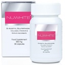 Nu White S-Acetyl Glutathione Neue verbesserte Formel Hautaufhellung 30 Kapseln