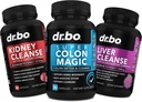 Pulitore del colon Detox & Kidney Liver Cleanse - 15 giorni Colon Cleanse Pills Probiotico, Supplemento del detox del fegato del rene - Integratori del movimento del bowel, Reni, Pillole di Gallbladder del tratto urinario della vescica