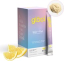 Gloci Skin + Gut - Probiotique DE111 - Acid Hyaluronique, Magnésium, Vitamine C, Zinc, Poudre d'eau de coco - Probiotique cliniquement étudié pour la peau radiante, Gut Health, Hydratation - 30 Compte
