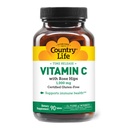 Vitamina C 1000mg di vita di campagna con HIPS Rose – Supplemento di supporto immunitario di rilascio di tempo – Protezione antiossidante – Vegan, senza glutine, senza riserve – 90 compresse