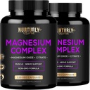 Magnesium Citrate & Oxide 500mg Complex Supplement - Hohe Absorption Maximale Stärke - Hilft die Knochendichte und Stärke, Muskeln, Energie und Schlaf - 240 Vegan Kapseln