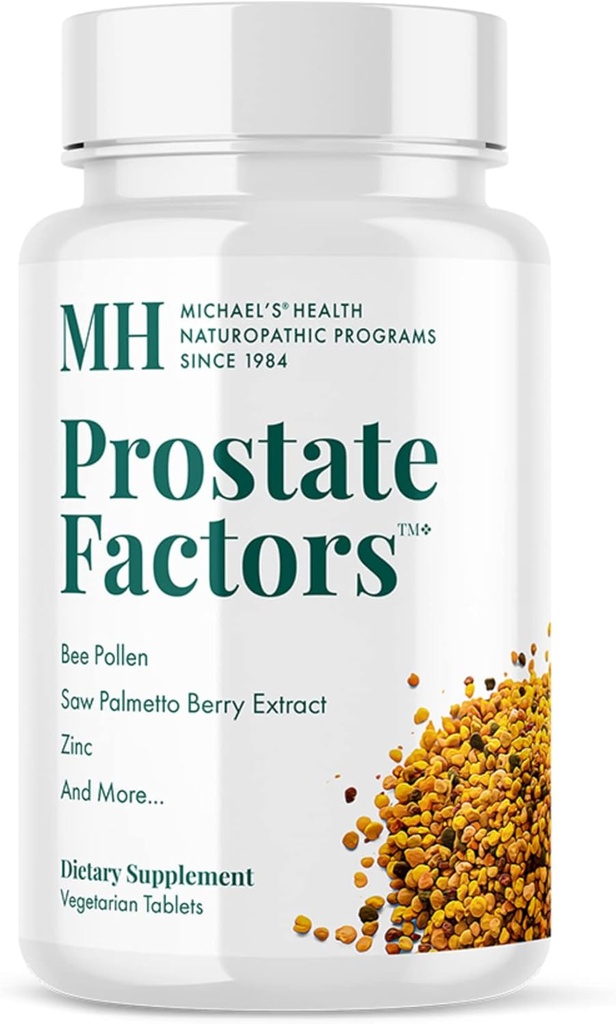 Michael's Health Naturopathic Programmi Fattori di prostata - 60 compresse vegetariane - Nutrienti per la prostata - Kosher - 15 Serve