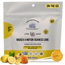 MommaBear Nausea & Motion Sickness Lollipops – Non-GMO Lemon & Ginger Candy für Nausea – Bio Lollipops für Kinder 3+ & Schwangere Frauen, um Queasiness zu lindern – Kids Travel Essentials (5 Pack)